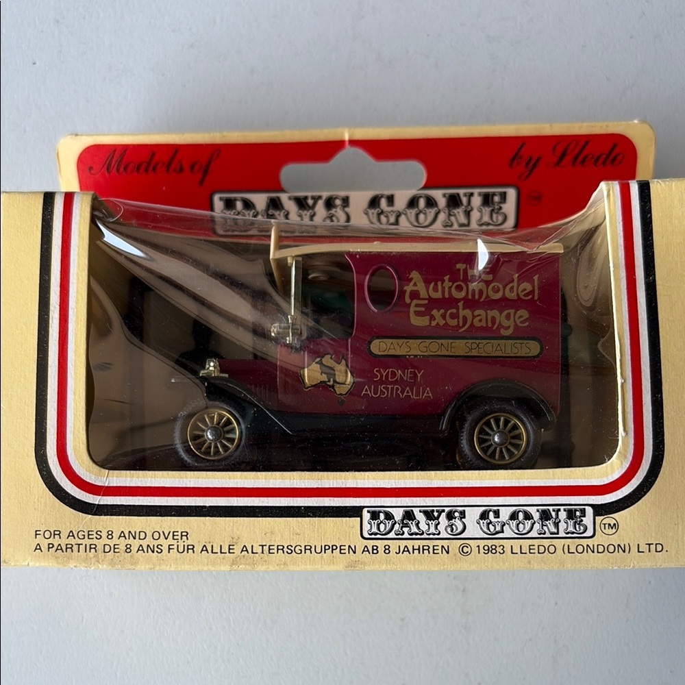 Vintage Model Car - Maroon